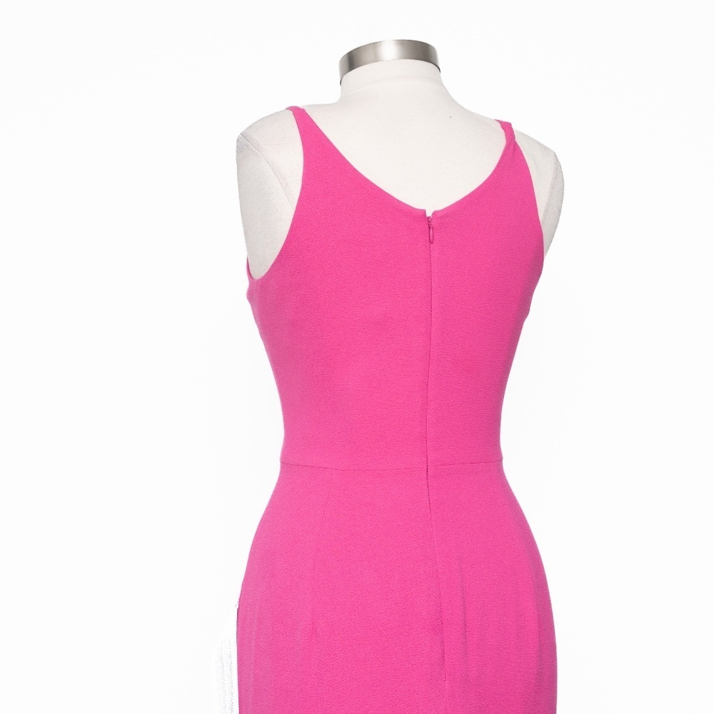 Dress The Population. Iris Slit Crepe Gown. - Picture 13 of 15